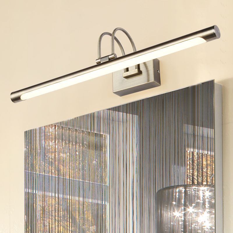 Minimalism Vanity Lighting Strip Metal Wall Light Fixture for Bathroom