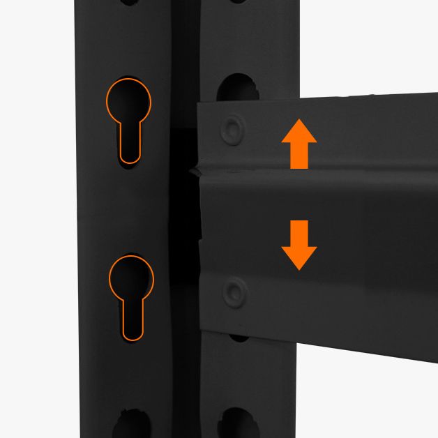 Rectangle Standard Bookshelf Scandinavian Metal Bookcase for Home Office