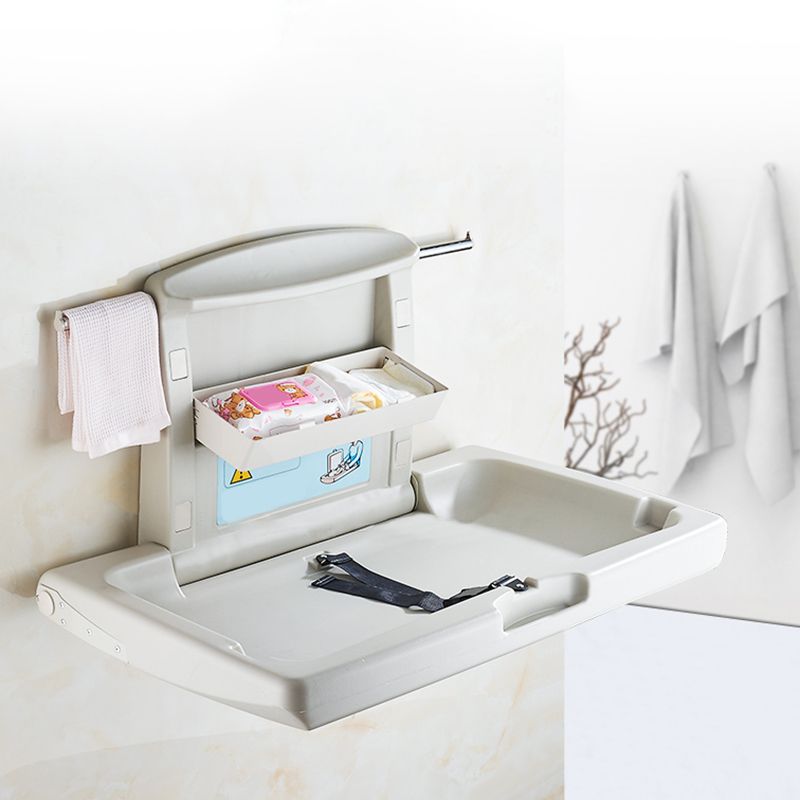 Folding Baby Changing Table Modern Changing Table in Matte Finish