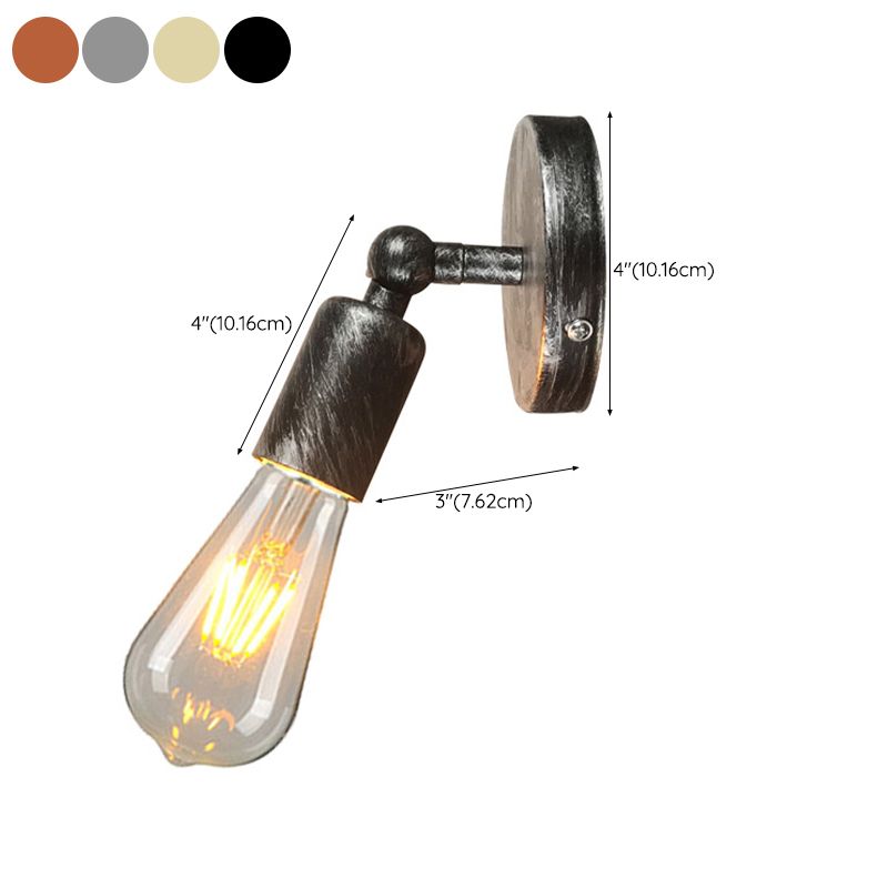 1 Light Wall Mount Lighting Industrial Wall Mounted Lamps for Living Room