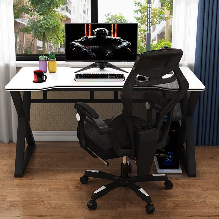 Modern Home Writing Desk Freeform Artificial Wood Office Desk,62.9"L X 23.6"W
