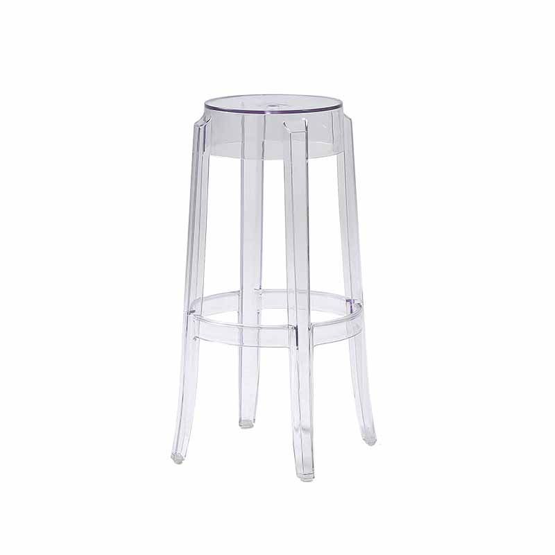 Nordic Simple Stapelbarer Thekenhocker 30-Zoll-Höhenlosen-Innen-Barhocker, 2-Set von 2