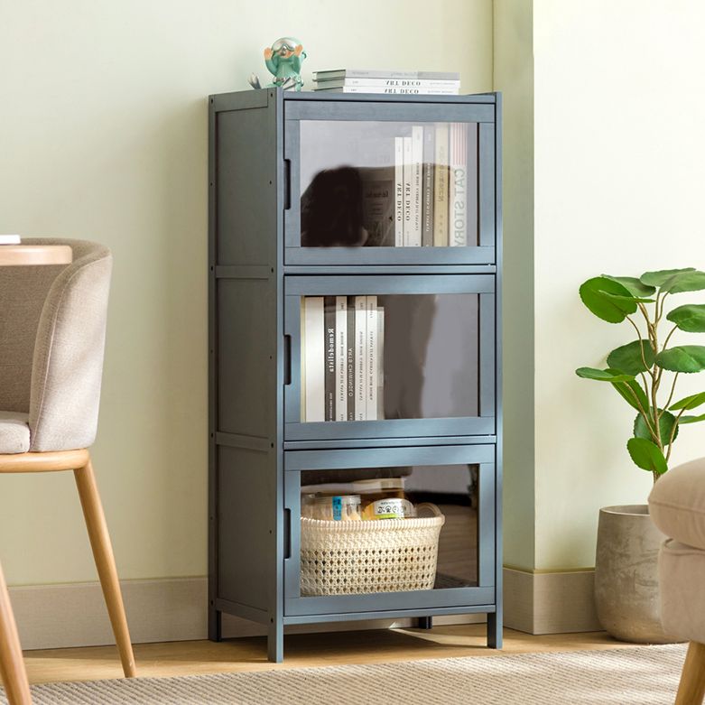 Modern Accent Cabinet with  Doors and Straight Legs for Living Room