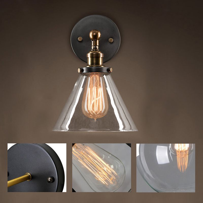 Luminaire de luminaire d'once d'ombrage en verre