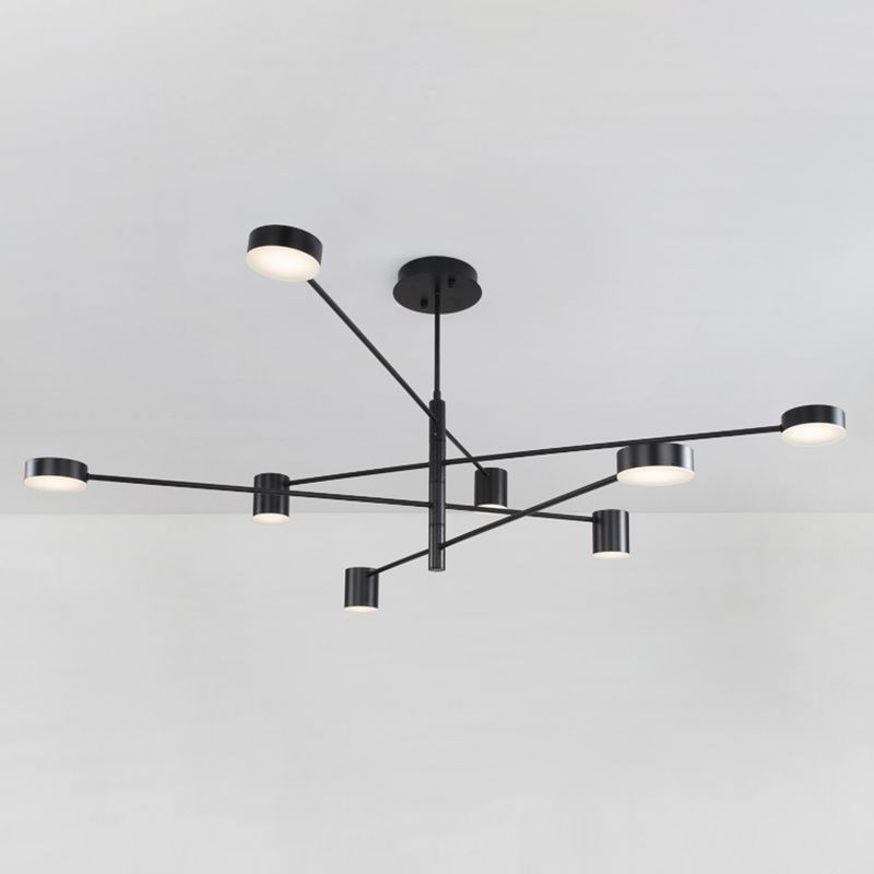 Metal Starburst Chandelier Lighting Fixture Modern Style LED Chandelier Light Fixture