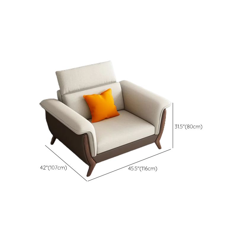 Fabric Sectional Sofas Solid Wood Sectional Couch for Living Room