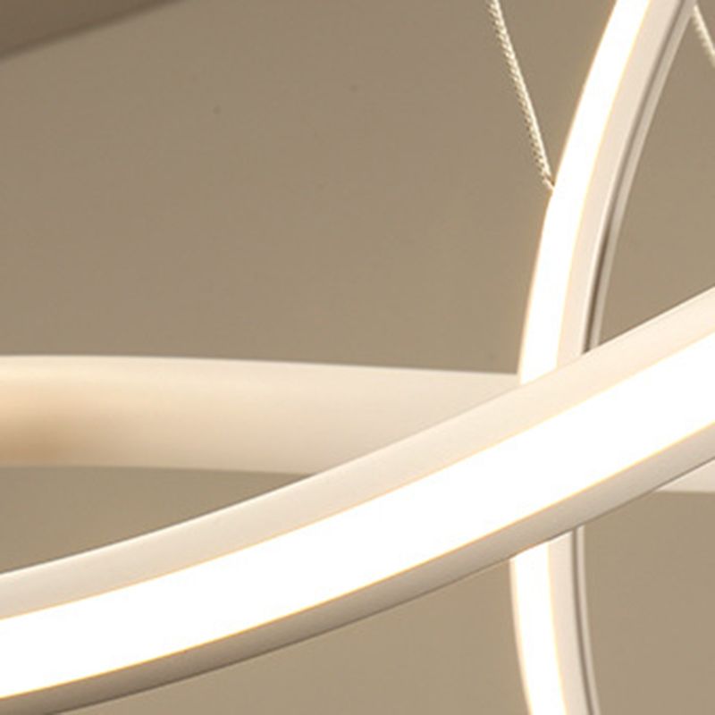 Cirkel hangende licht moderne stijl metalen led hangende verlichtingsarmaturen voor eetkamer woonkamer