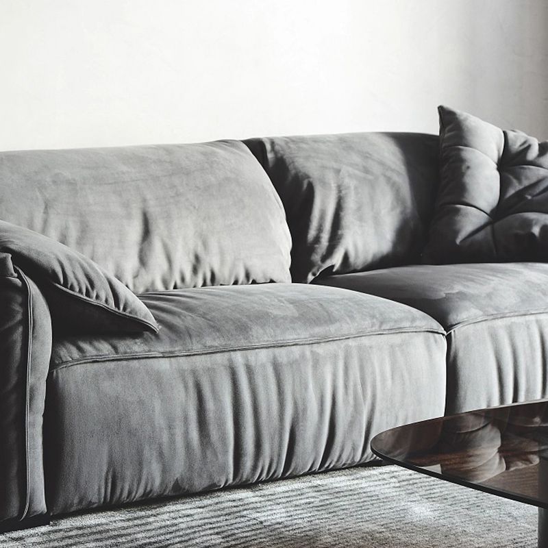 Stain Resistant Stationary 2-seater Pillow Top Arm Cushions Sofa