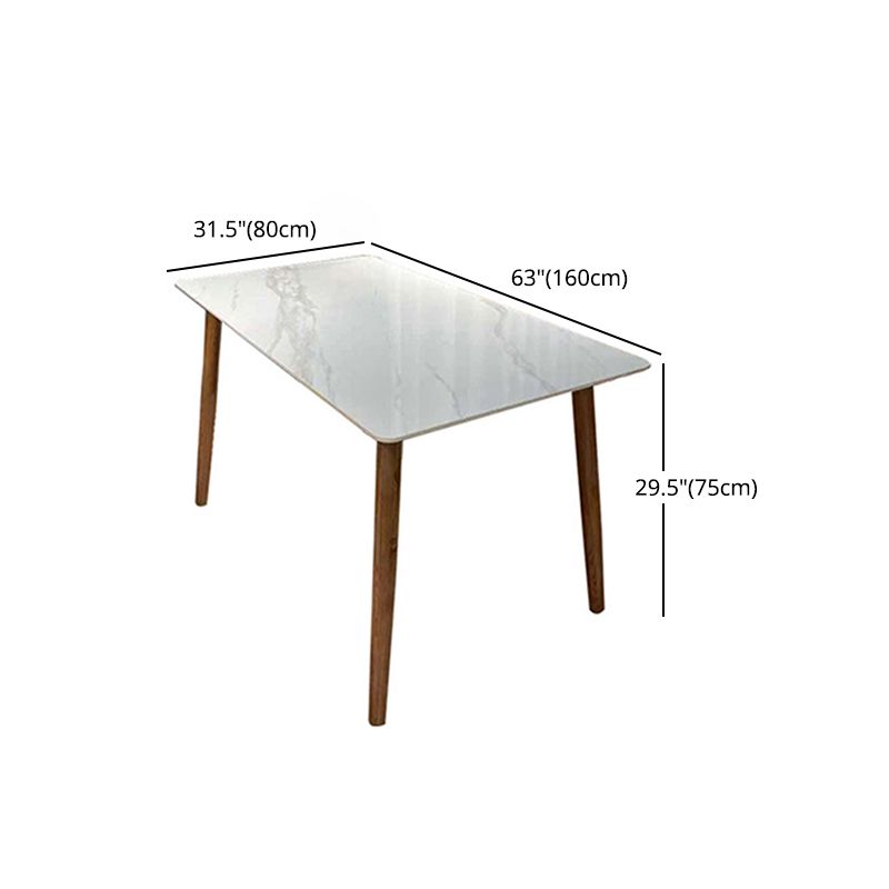 Modern Wood Dining Table Set 1/2/5/7 Pieces Dining Set for Home Use