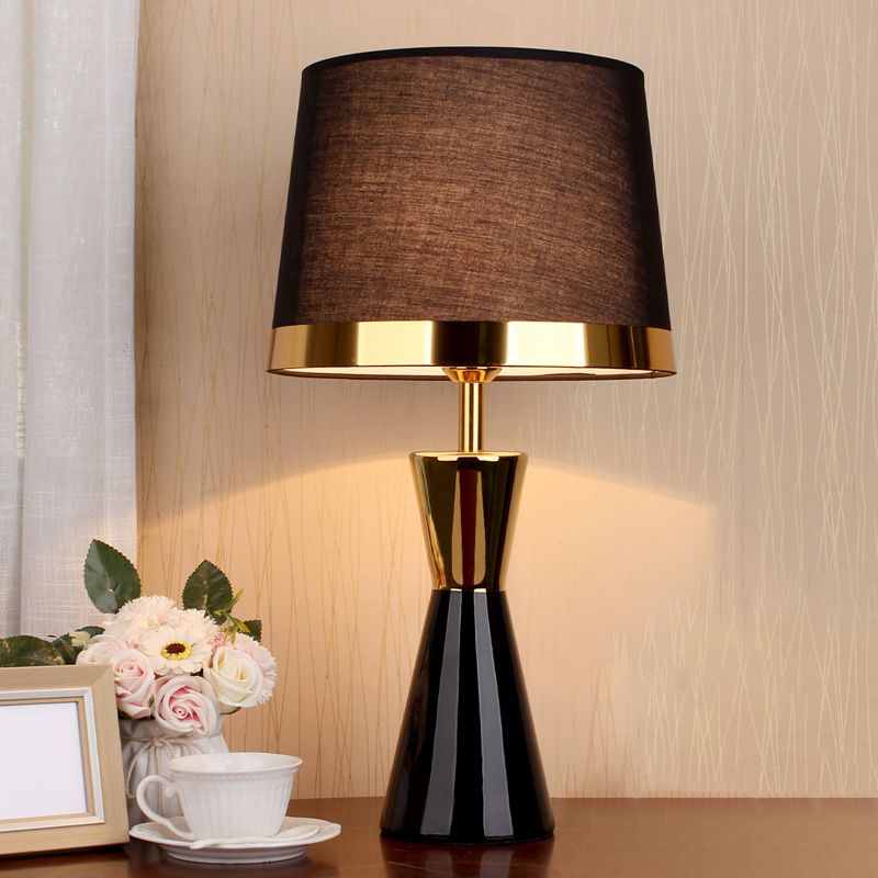 Contemporary Cone Table Lamp 1-Light Ceramics Table Light for Living Room