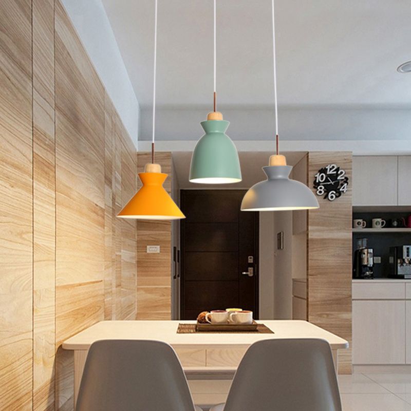 Macron Modern Nordic Style Metal One Head Suspension Light for Kitchen