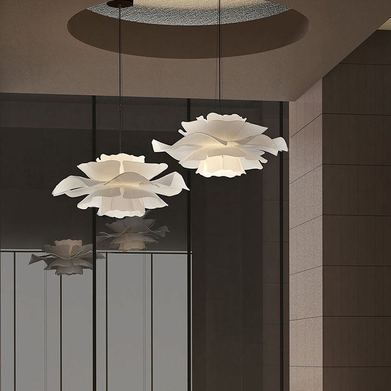 Contemporary 1 Head Acrylic Pendant Light Fitting Suspension Lighting Fixture for Cafe