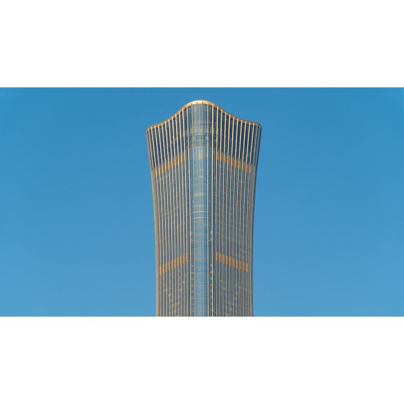 Modern City Architecture Mural for Meeting Room Customized Wall Covering