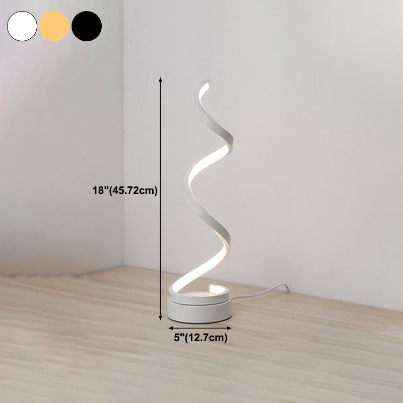 Eenvoudstijl tafel licht metalen slaapkamer led nachttafel lamp