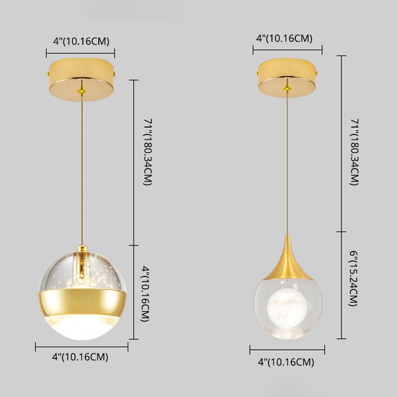 Mini Crystal Plafond Suspension lampe LED moderne LEMPORT DE PROSITIF POUR LA CHAMBRE