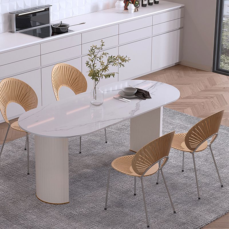 Sintered Stone Esstisch Luxus Doppelpodestisch für Esszimmer