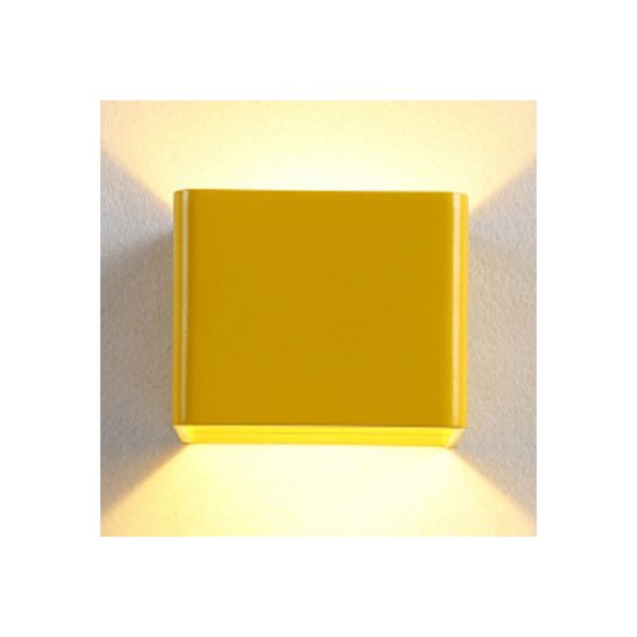 Cube Schattenleuchten Lichtminimalismus Aluminium warm/weiße Beleuchtung LED LED LEDIGKEIT