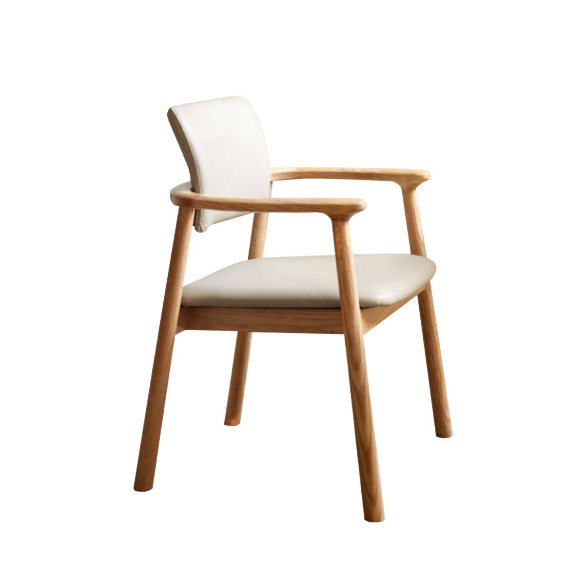 Contemporary Wood Open Back Dining Arm Chair(Set of 1/2/4/6/8)