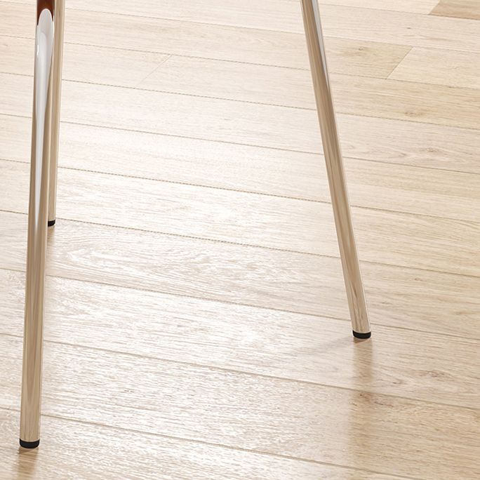 Modern Dining Chair Metal Base Leather Dining Chair for Home