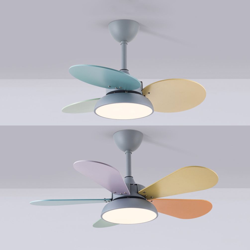Lampe suspendue à la suspension de suspension en fer forgé pour les enfants LED Creative LED avec une teinte acrylique