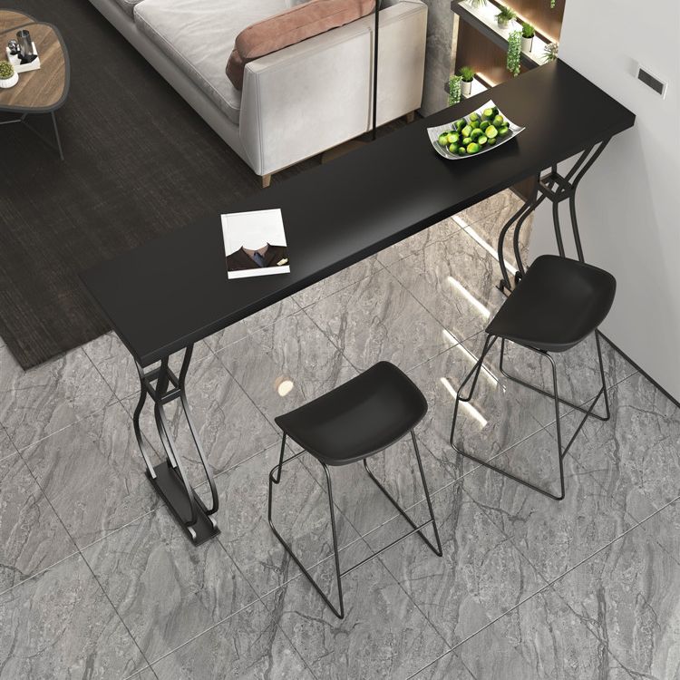 Mesa de barra de 42 pulgadas de estilo glamour Mesa de madera de madera para sala de estar para sala de estar