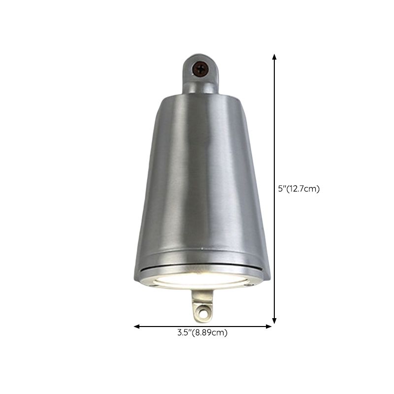 Geometric Wall Light Fixtures Modern Metal 1 Light in Silver