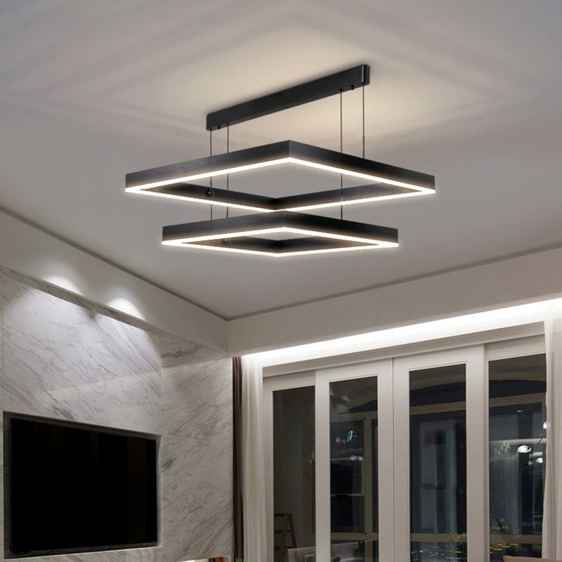 Luz moderna de lujo nórdico sencillo led encierro led lámpara para sala de estar