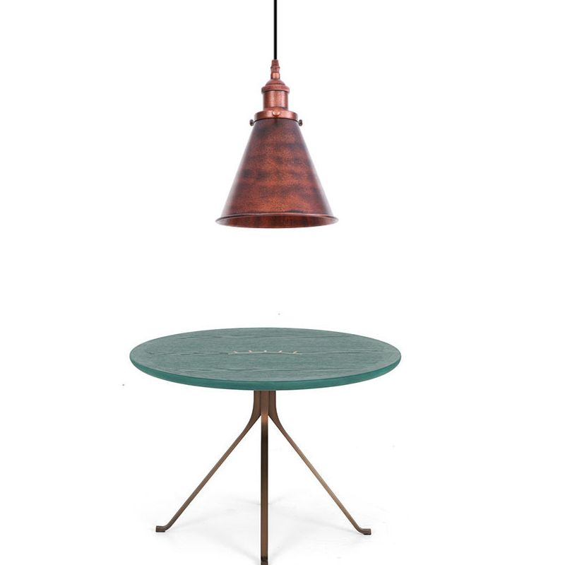 Wijd uitlopende industrieel hangend plafondlicht 1 licht metalen hangersverlichtingsarmaturen