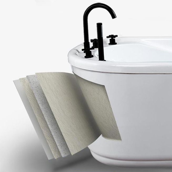 Modern Freestanding Bathtub Acrylic White Bathtub , 28.35-inch Wide (Board not Included)