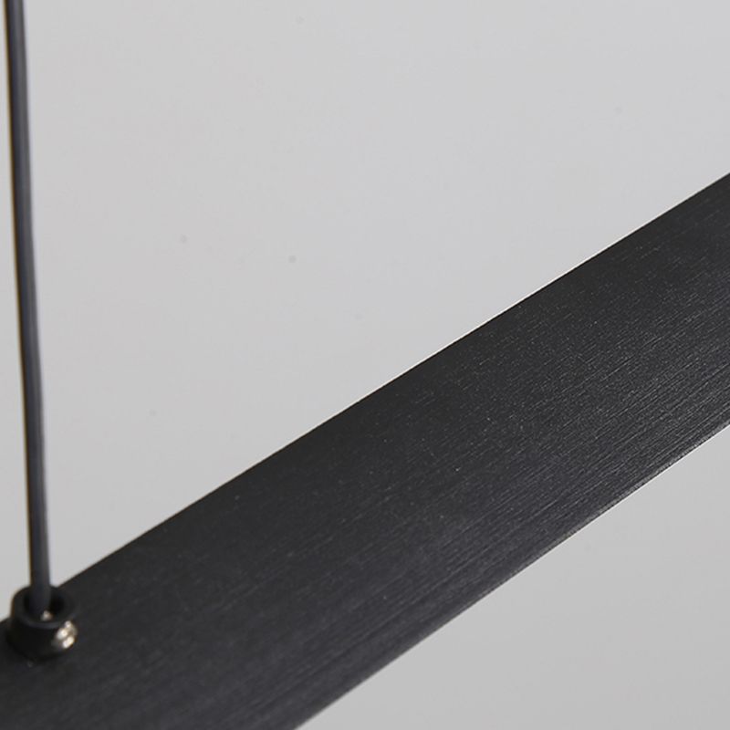 Linéaire de forme île Lumière moderne Métal d'éclair