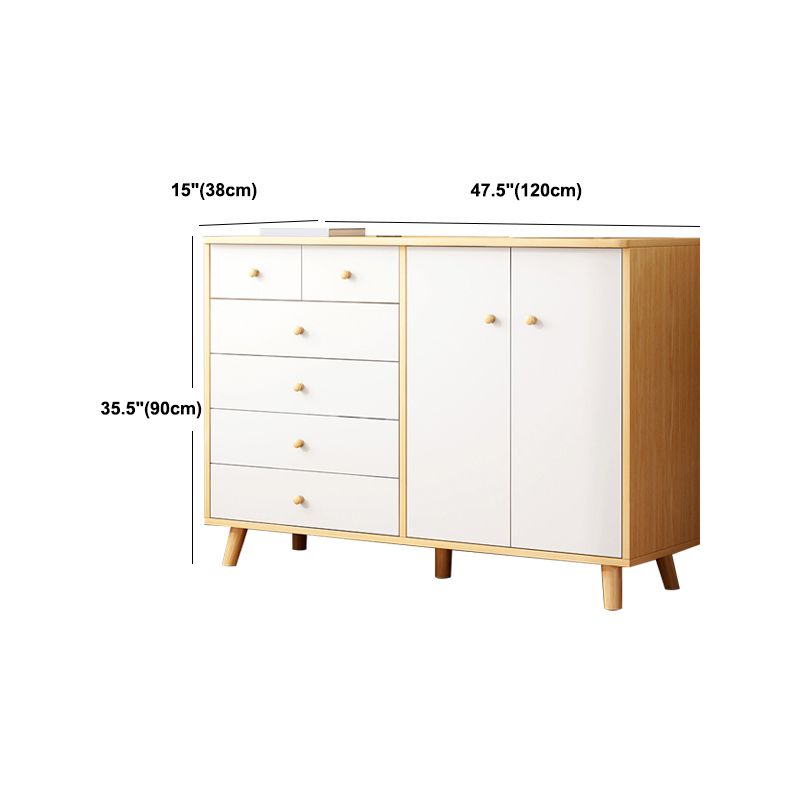 Contemporary Storage Chest Dresser Wooden Storage Chest for Bedroom