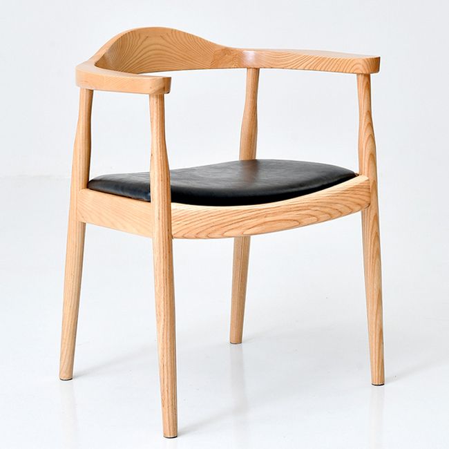 Chaise de salle à manger moderne de 20 pouces de large, avec 4 pieds en bois, pour usage domestique