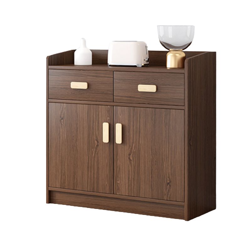 13.77" Wide Accent Chest with Drawer Contemporary Wood Chest with Door