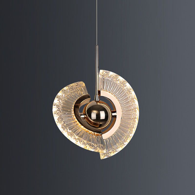 1 Light Plate Hanging Ceiling Light Modern Acrylic Ceiling Light with Hanging Cord for Bedside