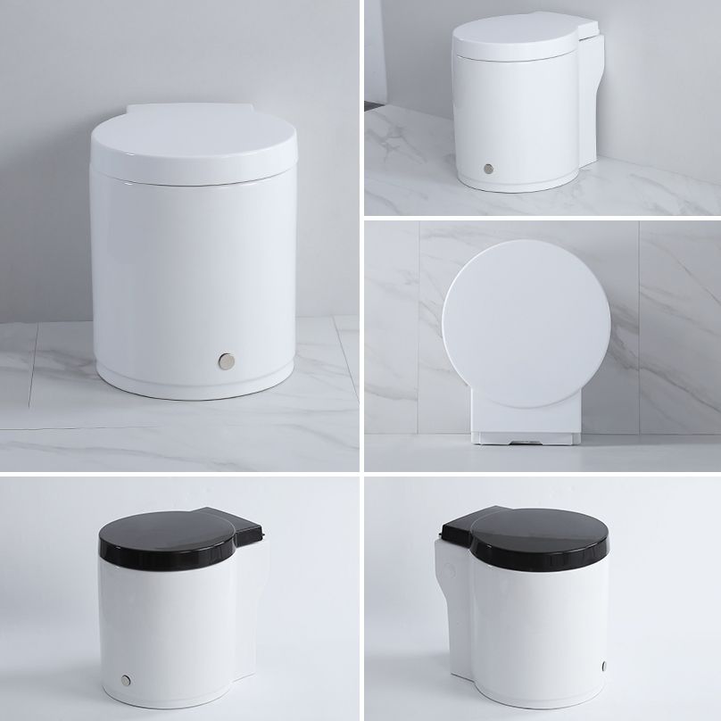 Floor Mounted Toilet One-Piece Toilet ABS Contemporary Flush Toilet