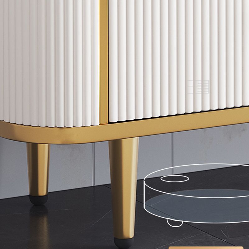 Bedroom Glam Storage Chest Stone 15" Wide Chest with Drawers