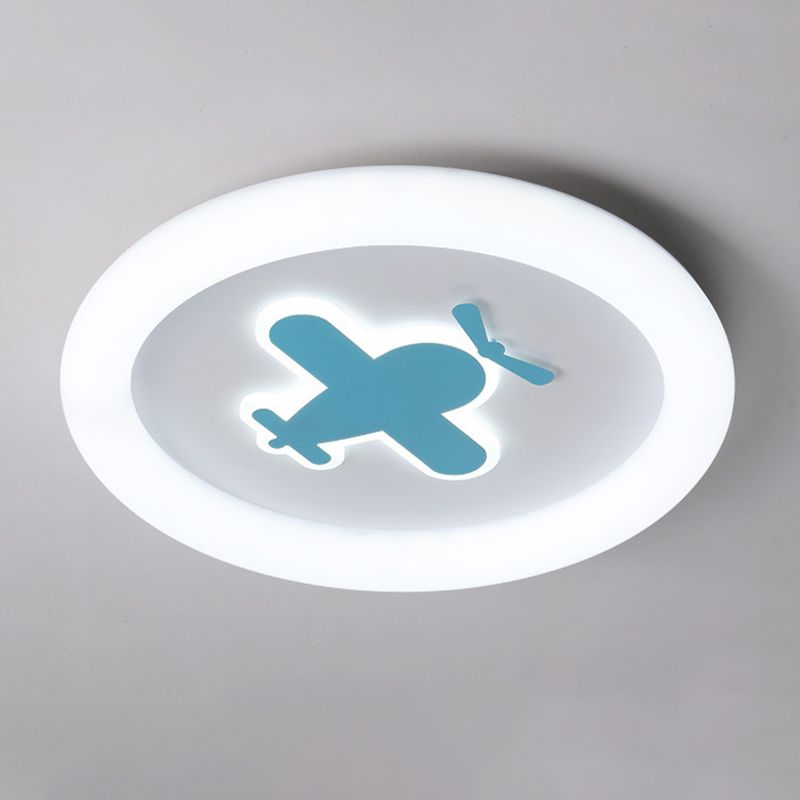Children Flush Mount Lighting Contemporary LED Ceiling Light for Home
