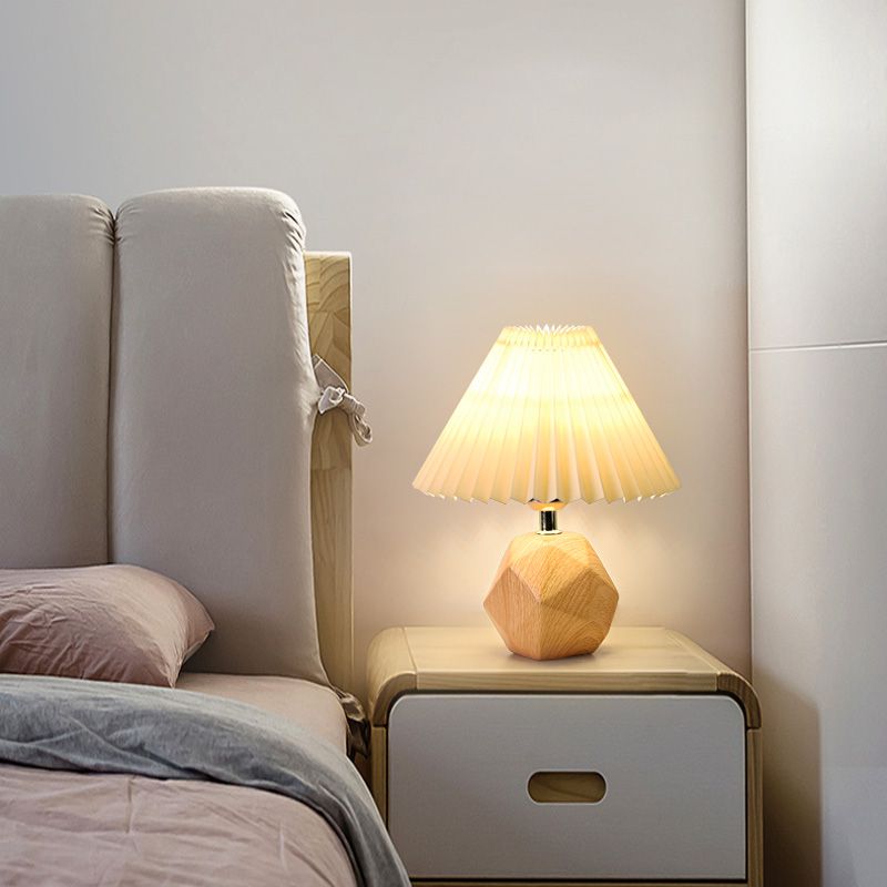 Modern Simple Table Lamp Ceramics Base Colorful Bulb Table Light for Living Room