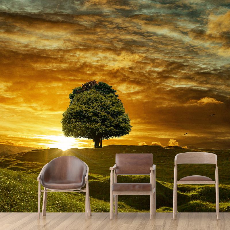 Horizontal Photography Sky Wall Mural Modernism Wall Decoration for Sitting Room