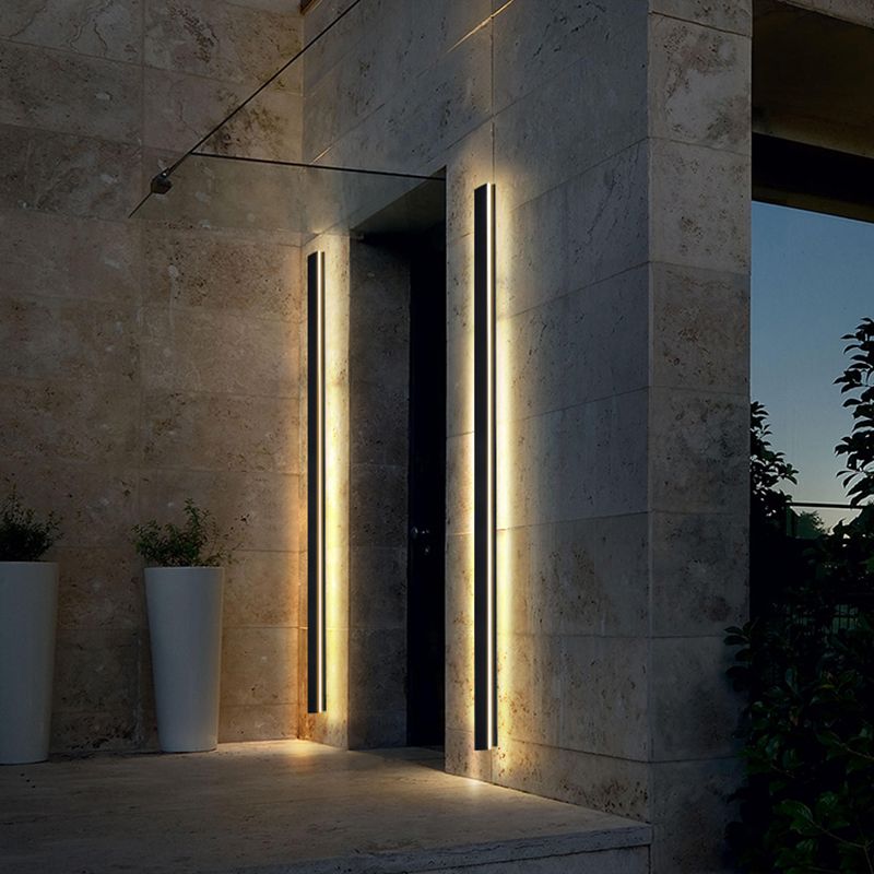 Moderner Stil Linearer Leuchtenleuchten Acryl 1 leichte Leuchten für Outdoor