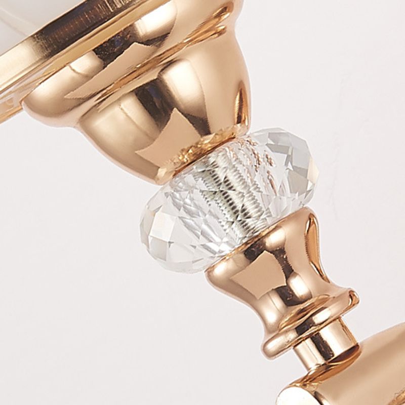 Nordic Style Metal Vanity Light Glass Shade Vanity Lamp for Shower Room