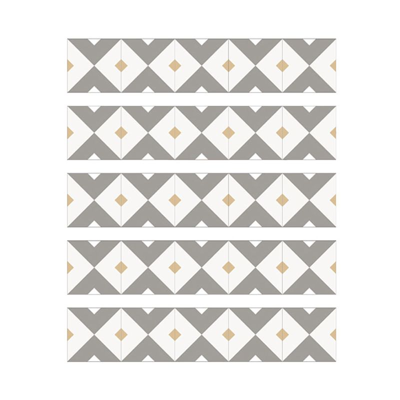 Grey Diamond Pattern Wallpaper Panels Easy Peel off Modern Kitchen Wall Covering