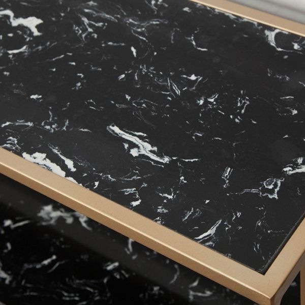 Libreria a spalla di scaffale in stile glam per ufficio e sala da studio