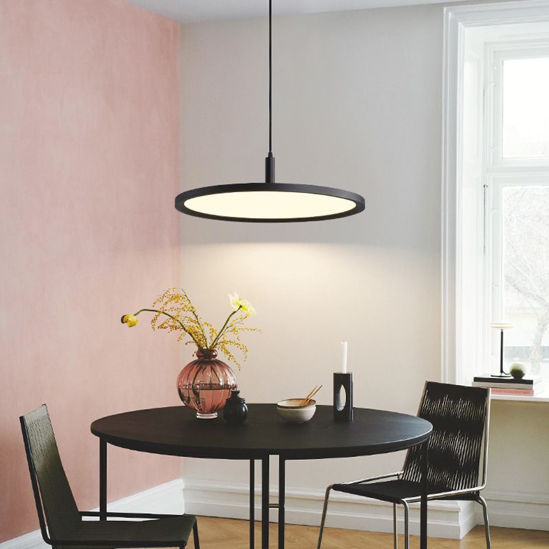 Dining Room One Head Pendant Light Metal LED Simple Ceiling Pendant Lamp
