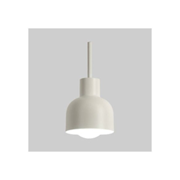 Modern Style Domed Pendant Light Single Head Aluminium Hanging Light for Restaurant Foyer