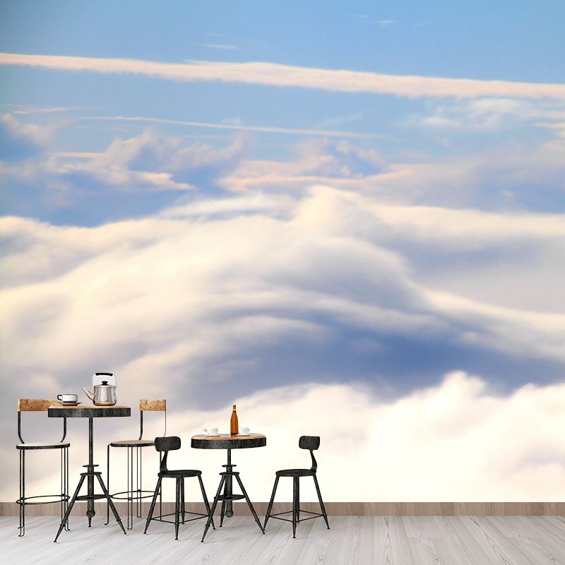 Diverse Sky Mural Personalized Size Wall Covering for Sleeping Room, Water Resistant