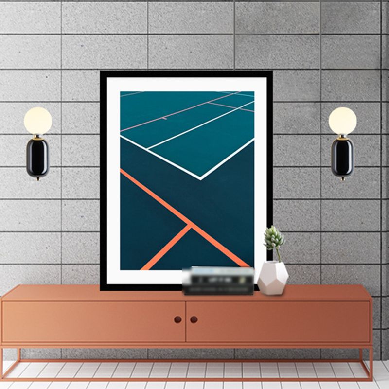 Metallkugel Wandbeleuchtung Merkmale moderner Stil 1 Lichtwandmontierte Leuchte für Schlafzimmer