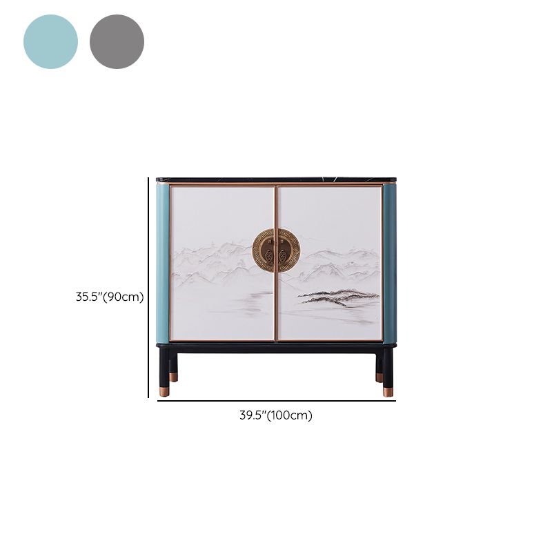 Modern & Contemporary Style Wood Buffet Sideboard with Cabinets