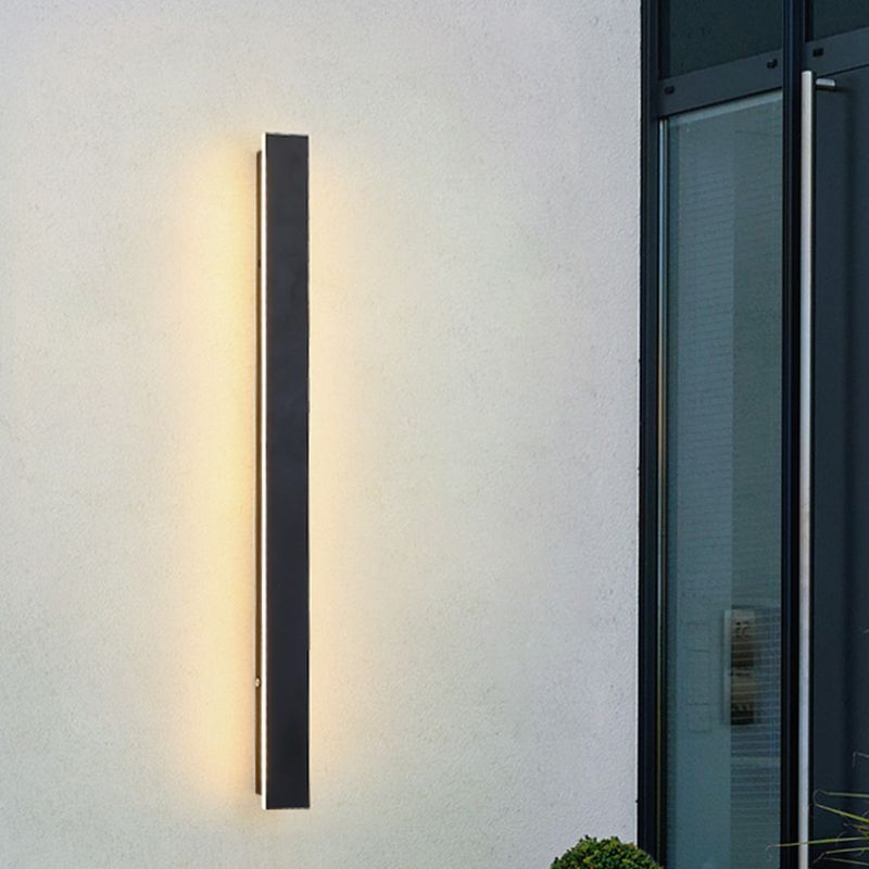 Forma lineal Luz de pared de metal Estilo moderno 1 Luz de luz de pared de luz