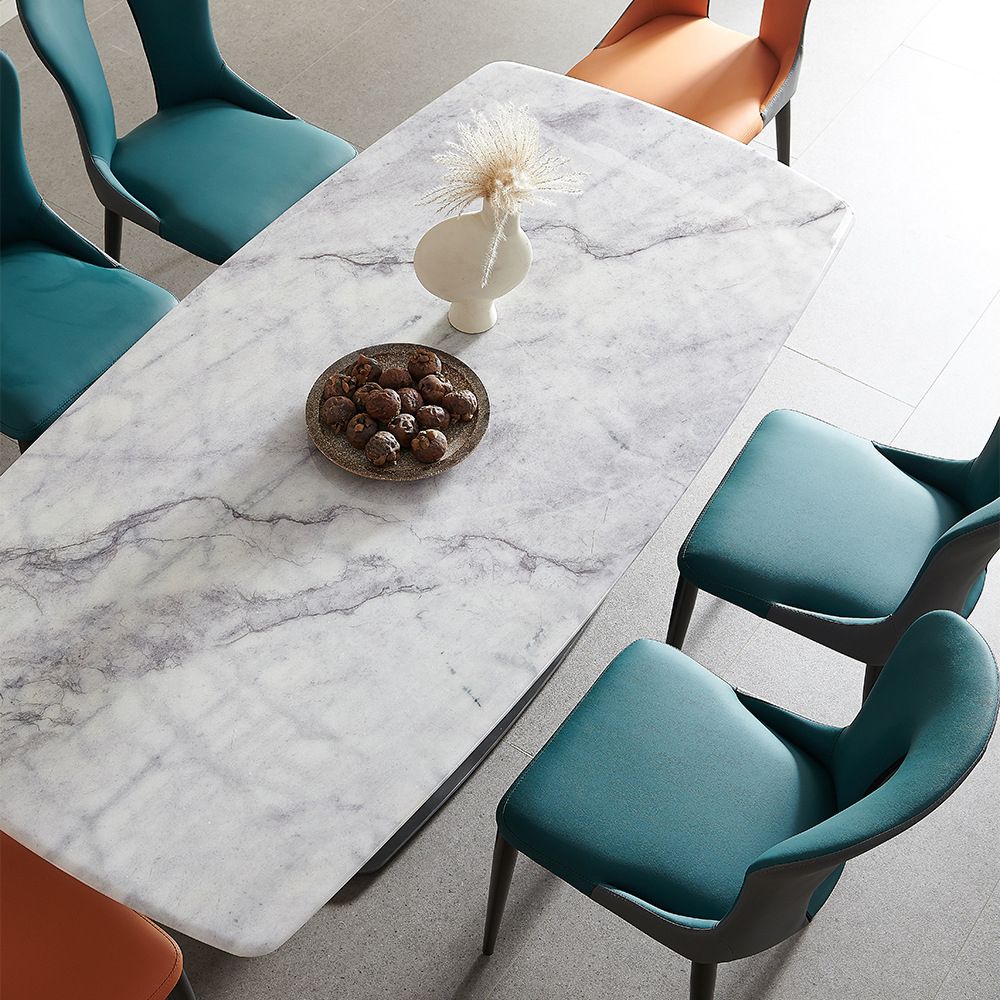 Rectangle Modern Dining Table Set 1/2/5/7 Pcs Dinette Set for Dining Room